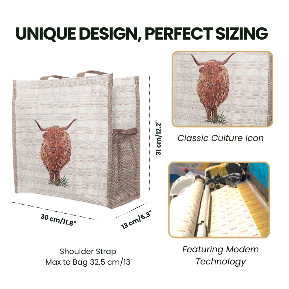 Highland Cow Shopper Bag