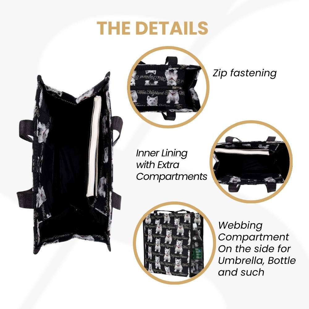 Westie Dog Shopper Bag