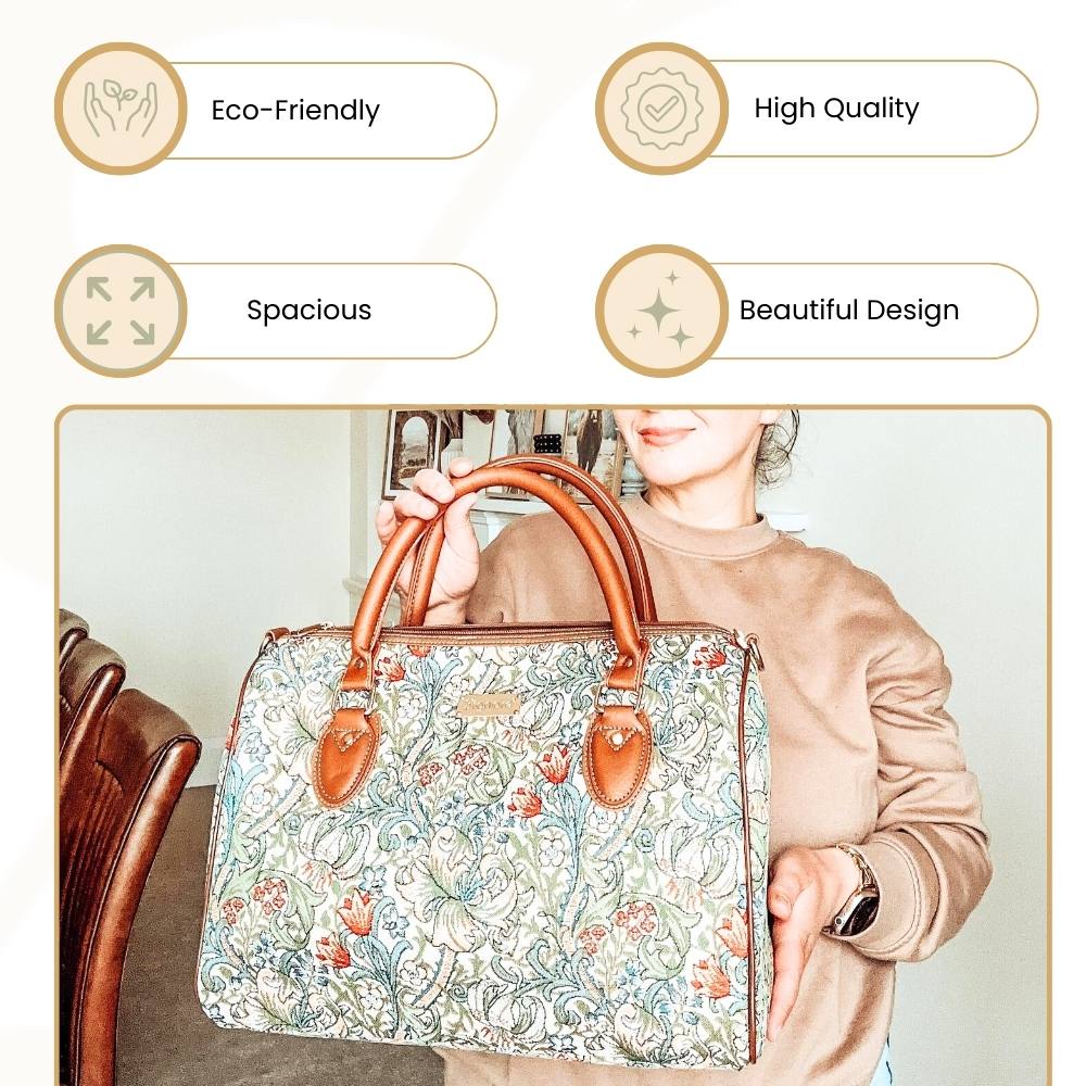 William Morris Golden Lily Travel Bag