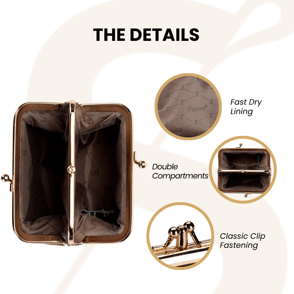 Wild Strawberry Coin Clasp Frame Purse