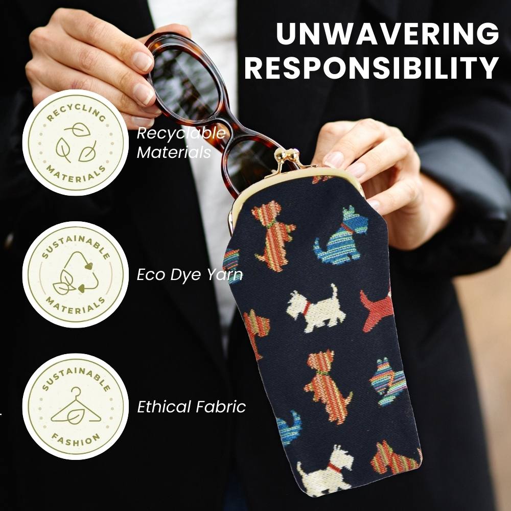 Playful Puppy Glasses Pouch/ Case