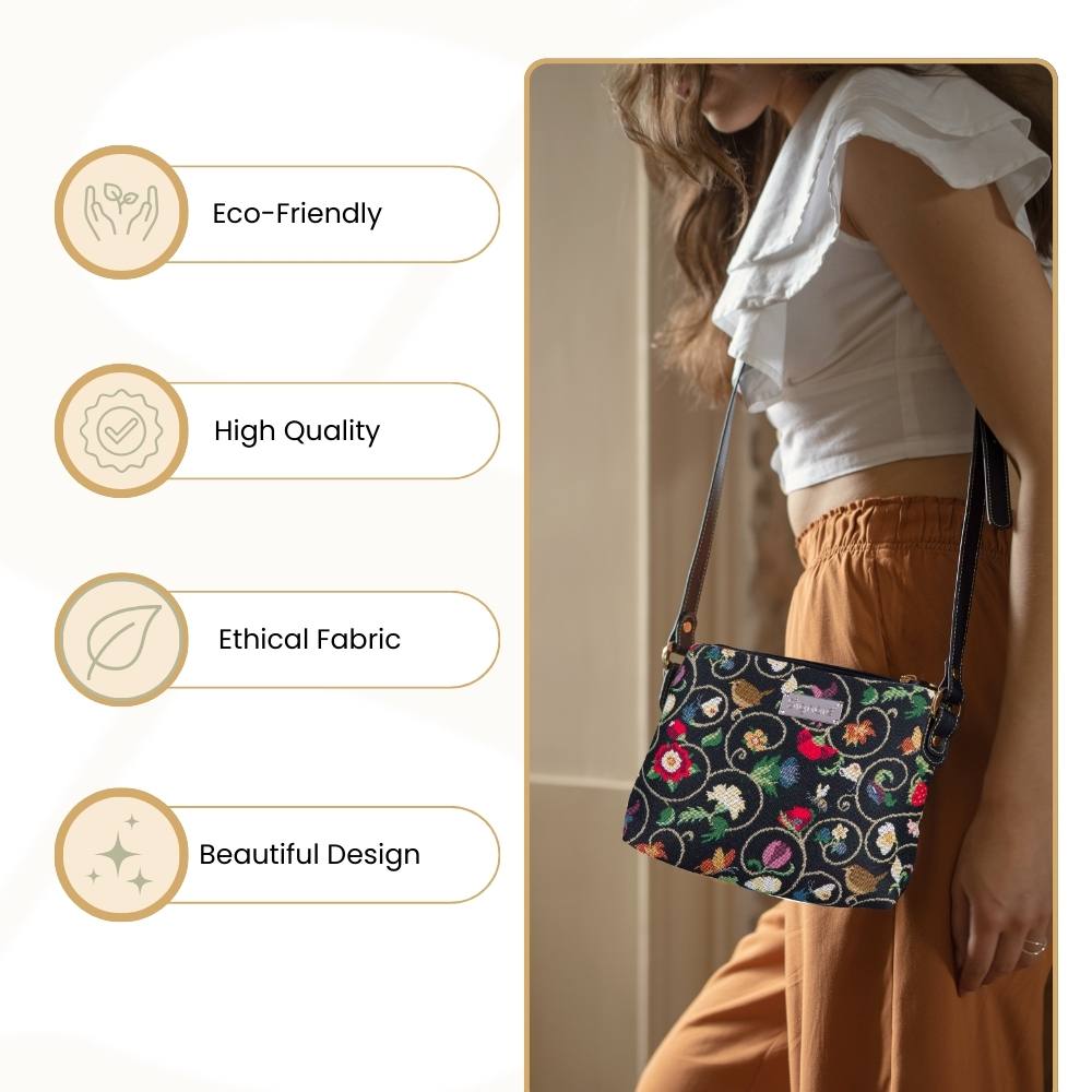 Jacobean Dream Crossbody Bag