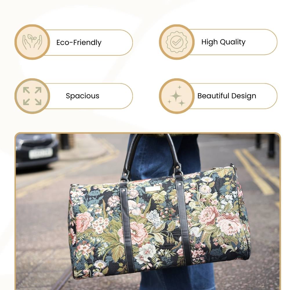 Peony Floral Big Holdall/Duffel Bag
