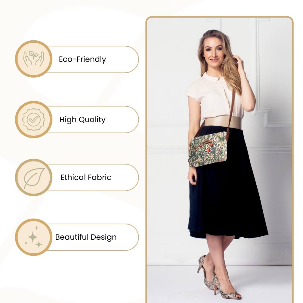 William Morris Golden Lily Crossbody Bag