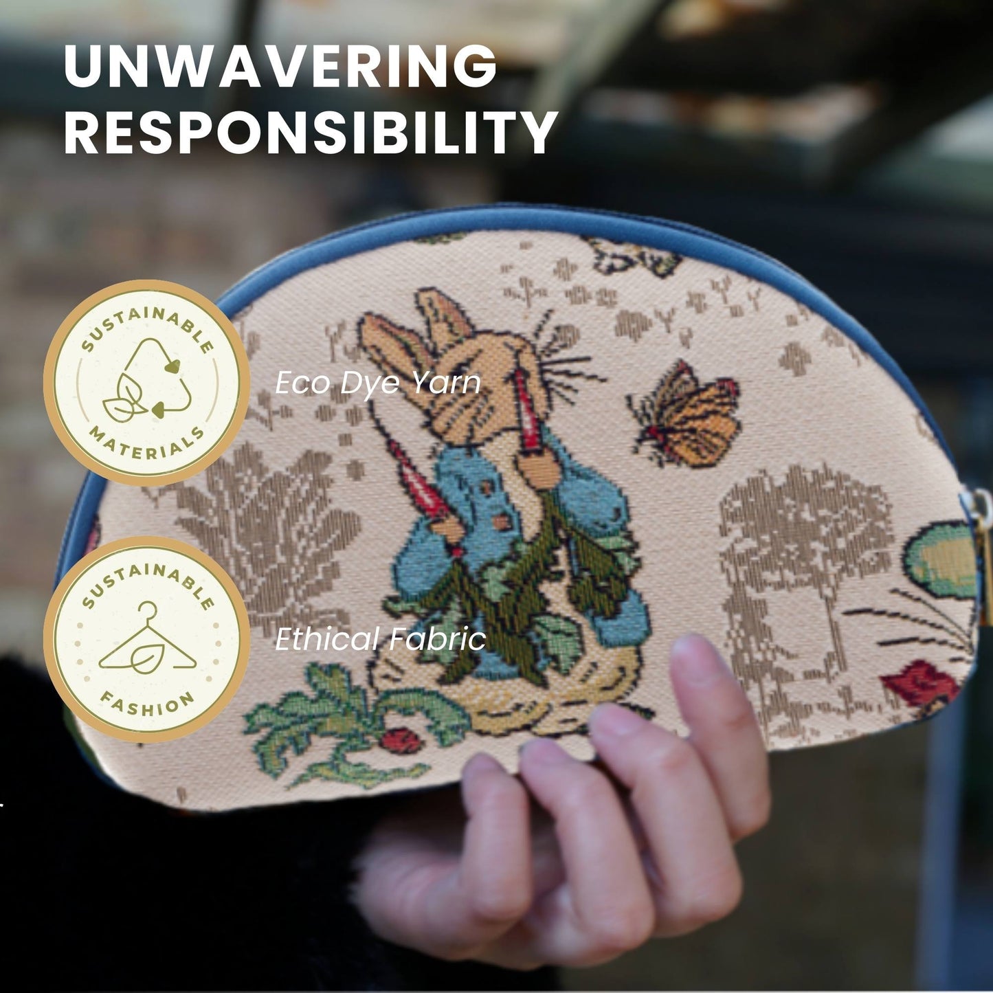 Peter Rabbit Cosmetic Make Up Bag