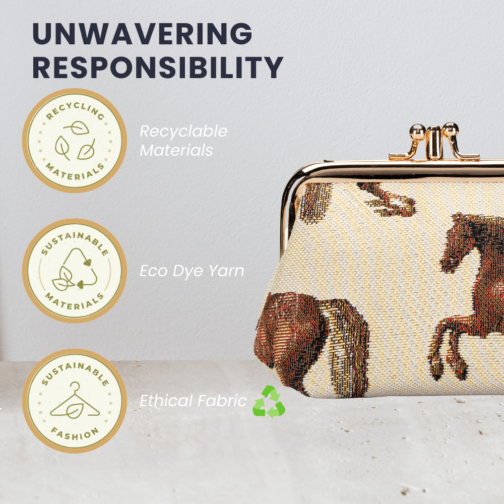 Whistlejacket Horse Frame Purse for Coins