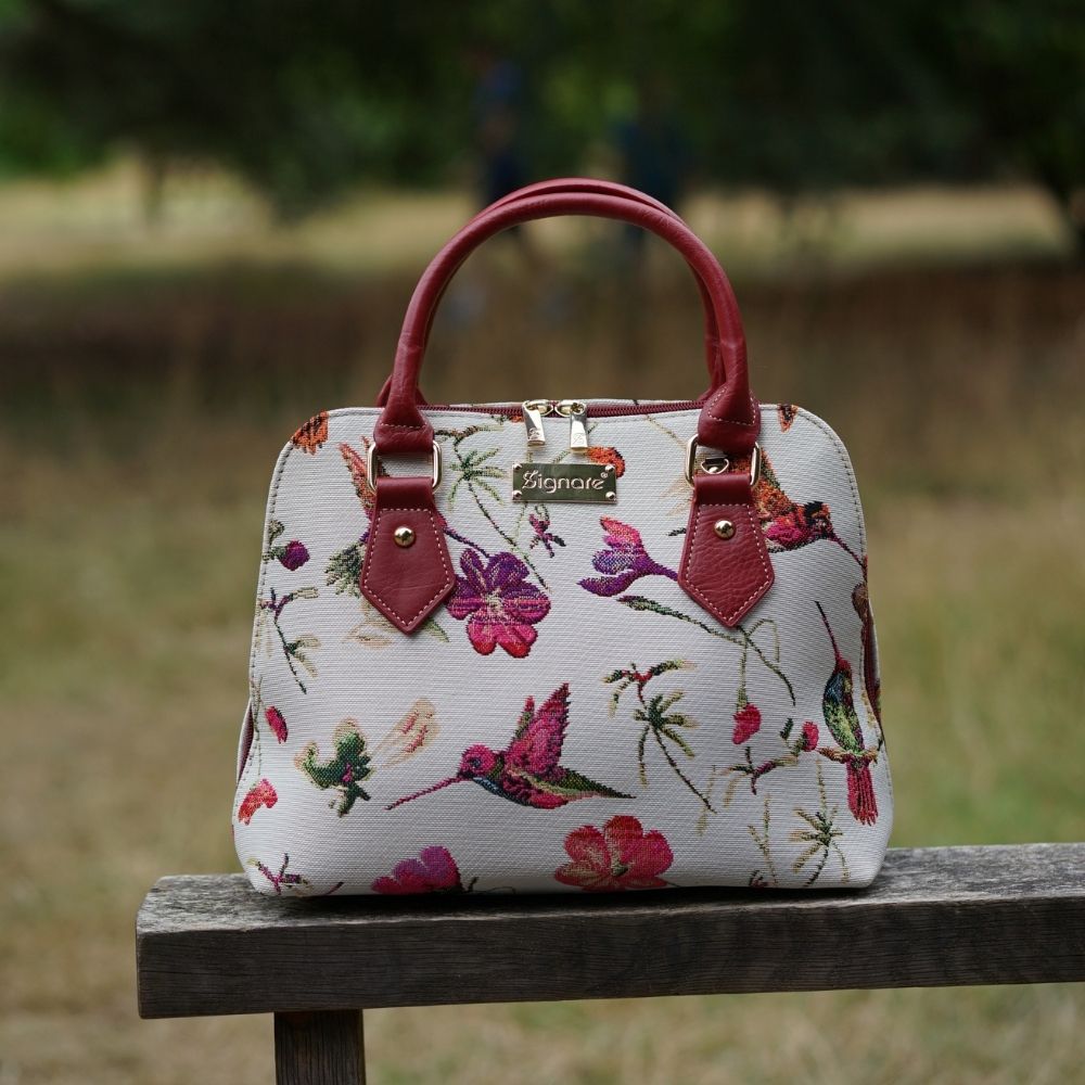 Hummingbird Convertible Top Handle Purse Handbag