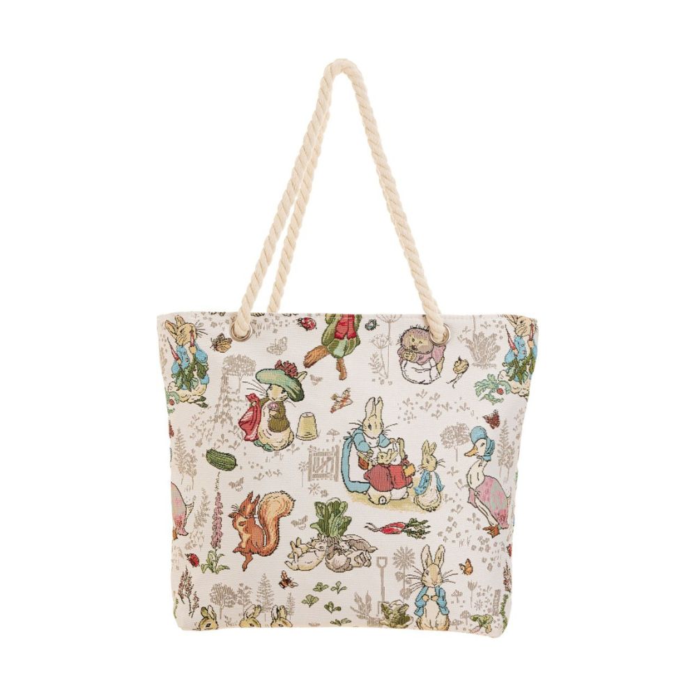 Peter Rabbit Rope Tote Beach Bag