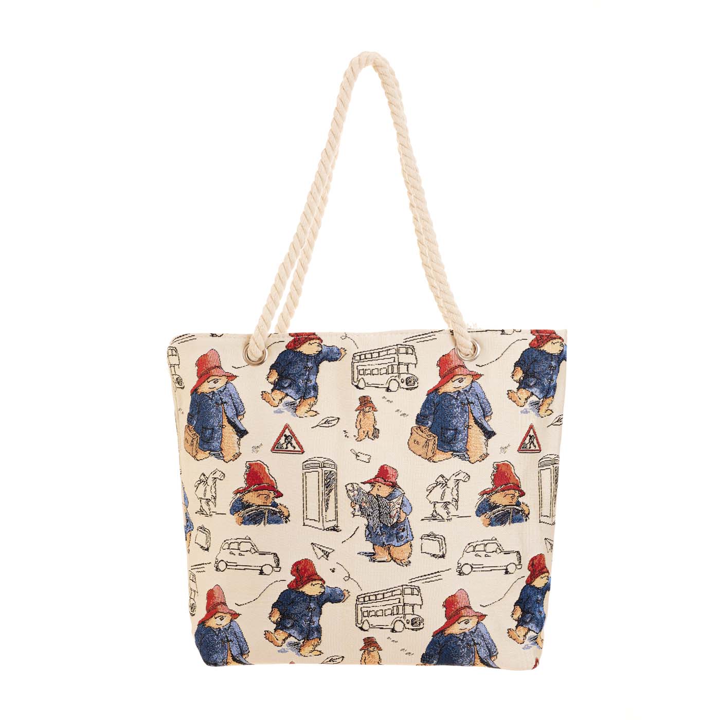 Paddington Bear Rope Tote Beach Bag