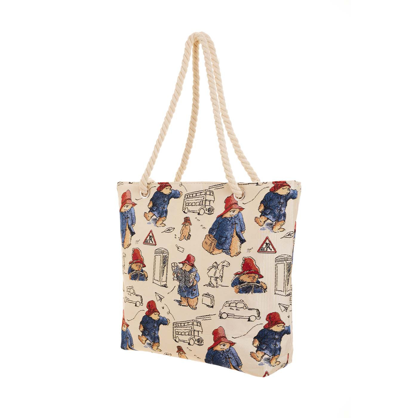 Paddington Bear Rope Tote Beach Bag