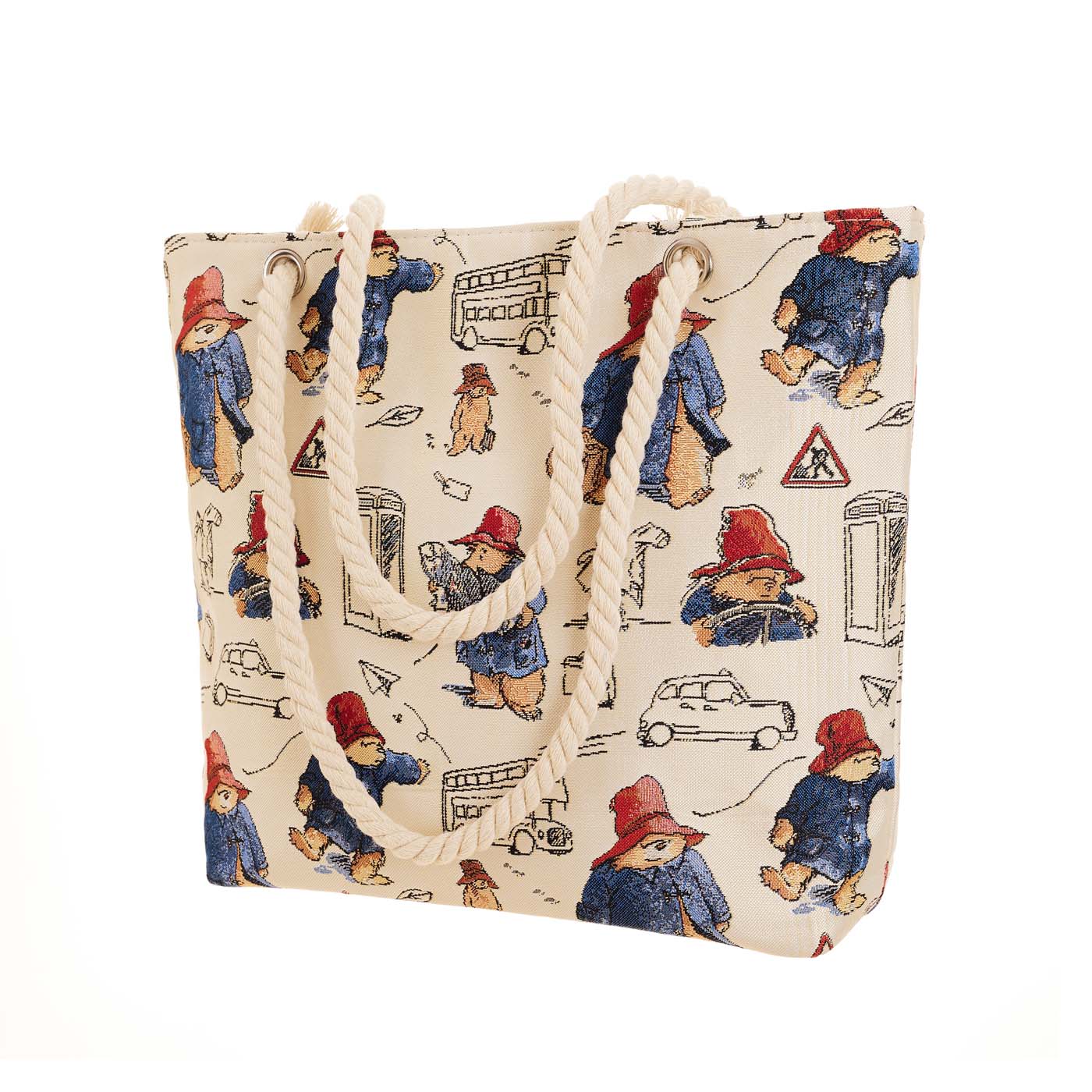 Paddington Bear Rope Tote Beach Bag
