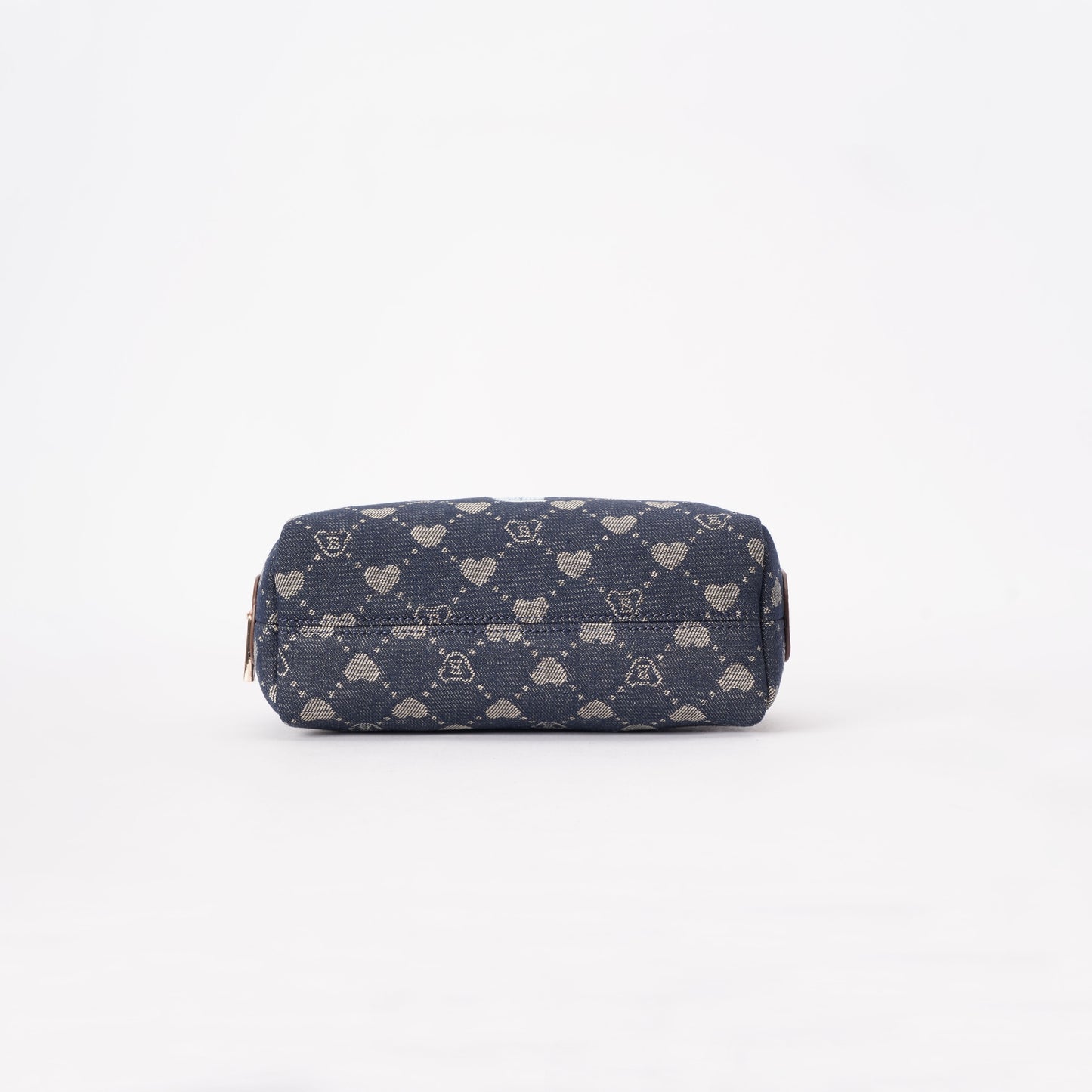Signare London - B-Loved Beauty Bag On Blue Denim Monogram