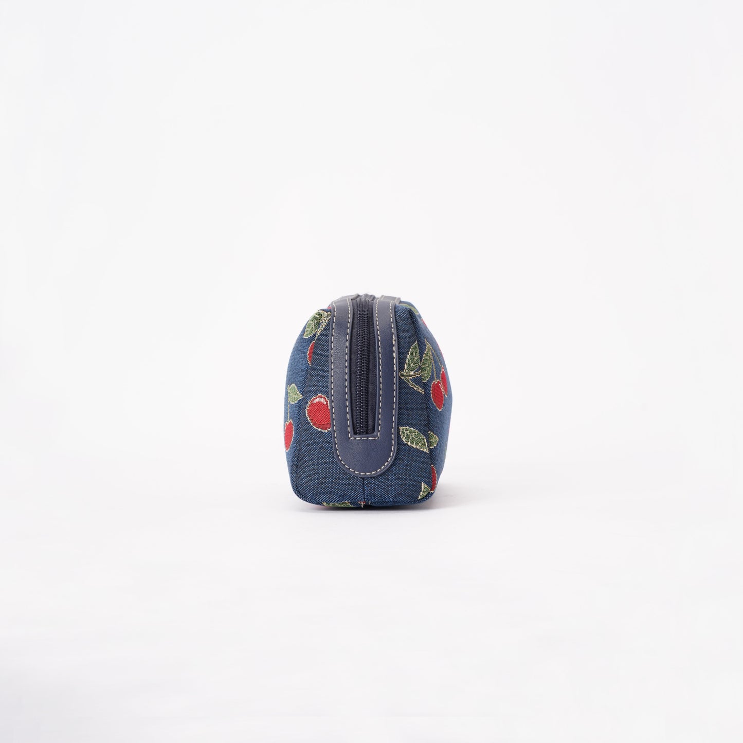 Signare London - Cherry Denim Blue Beauty Bag