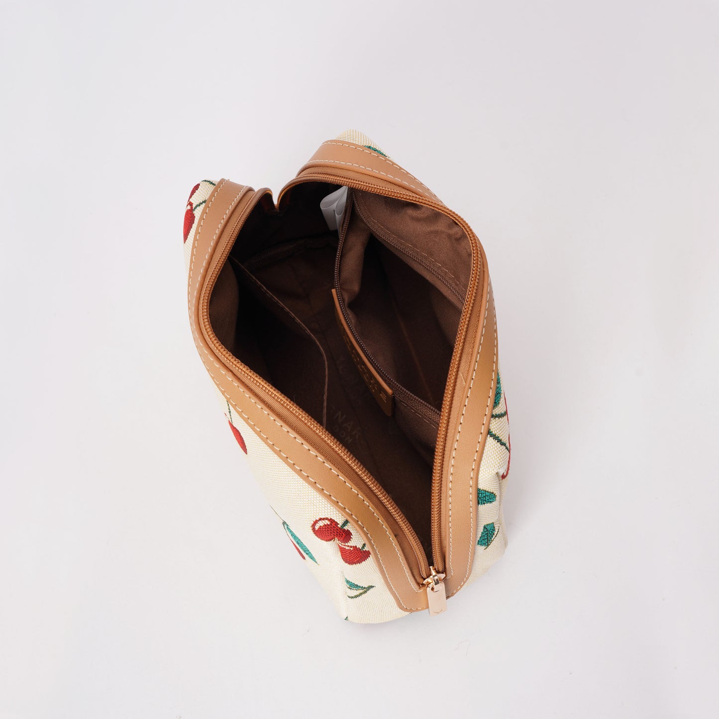 Signare London - Cherry Cream Beauty Bag