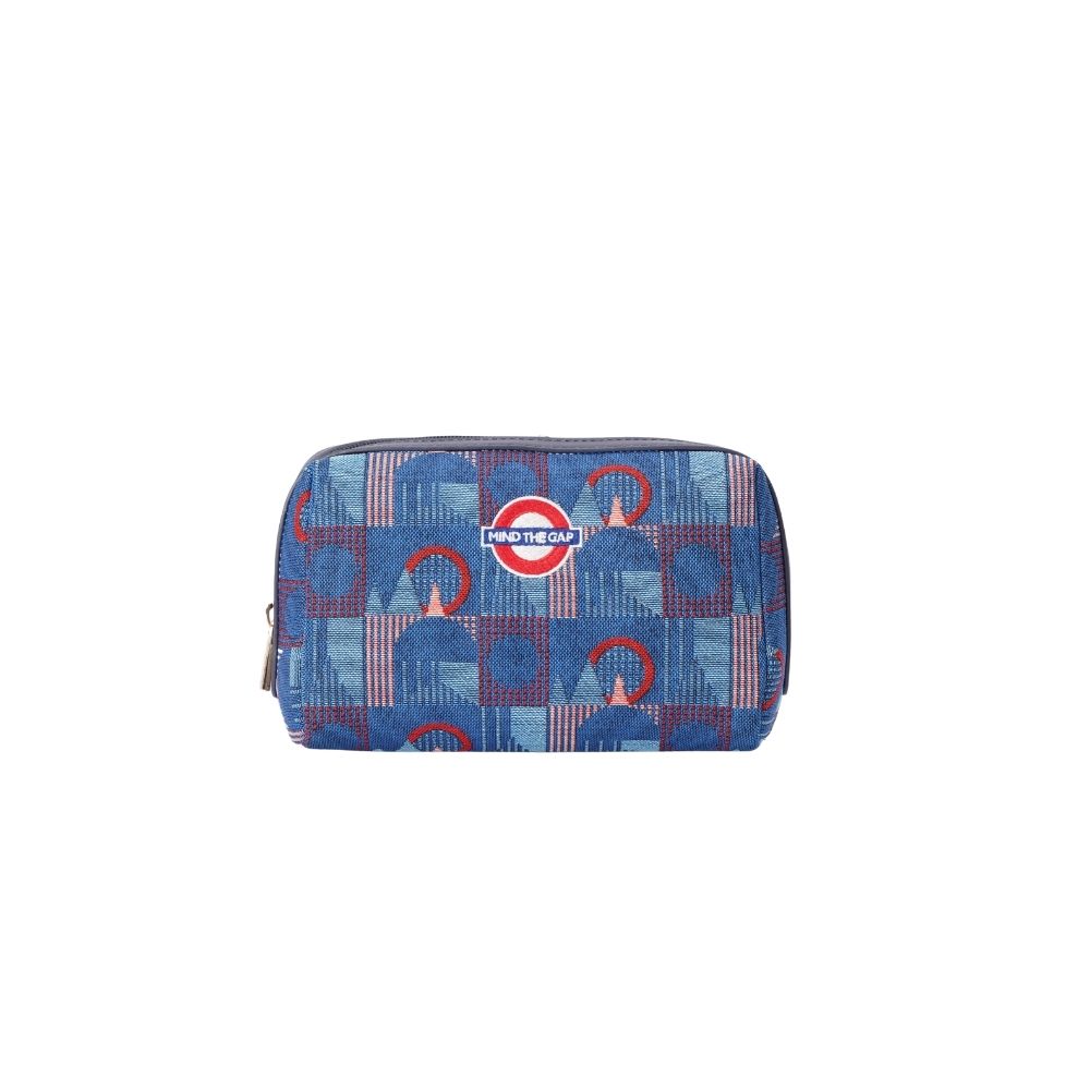 Signare London - Beauty Bag TfL Piccadilly Moquette Mind The Gap