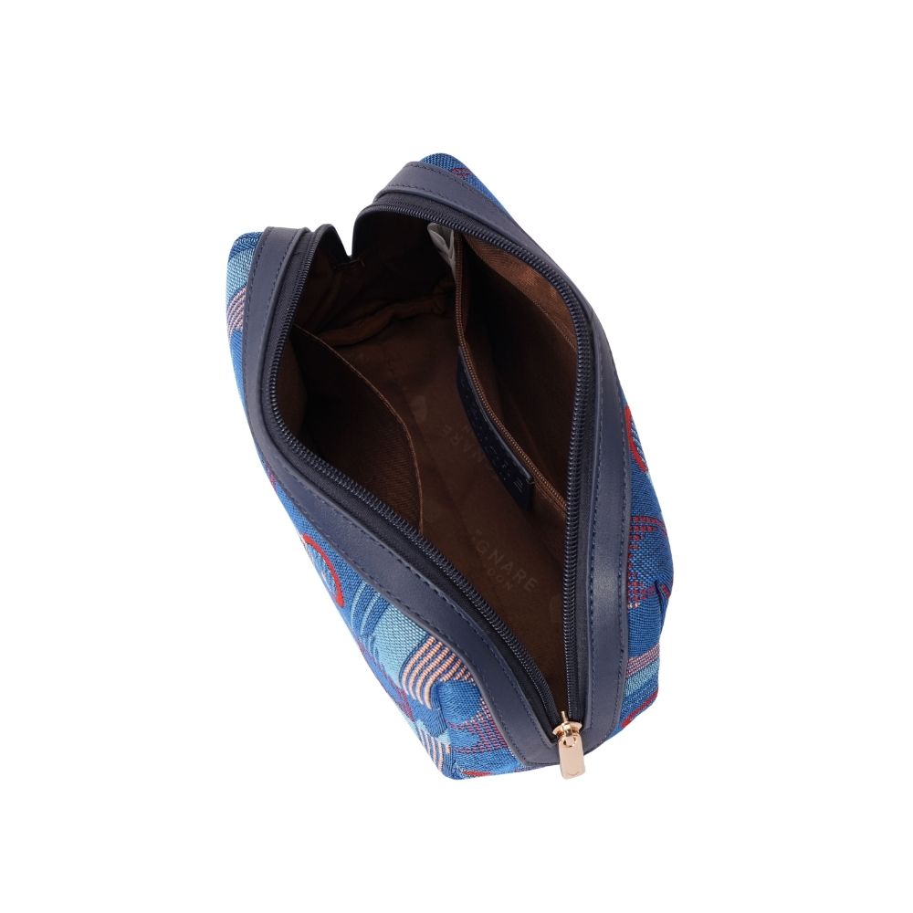 Signare London - Beauty Bag TfL Piccadilly Moquette Mind The Gap