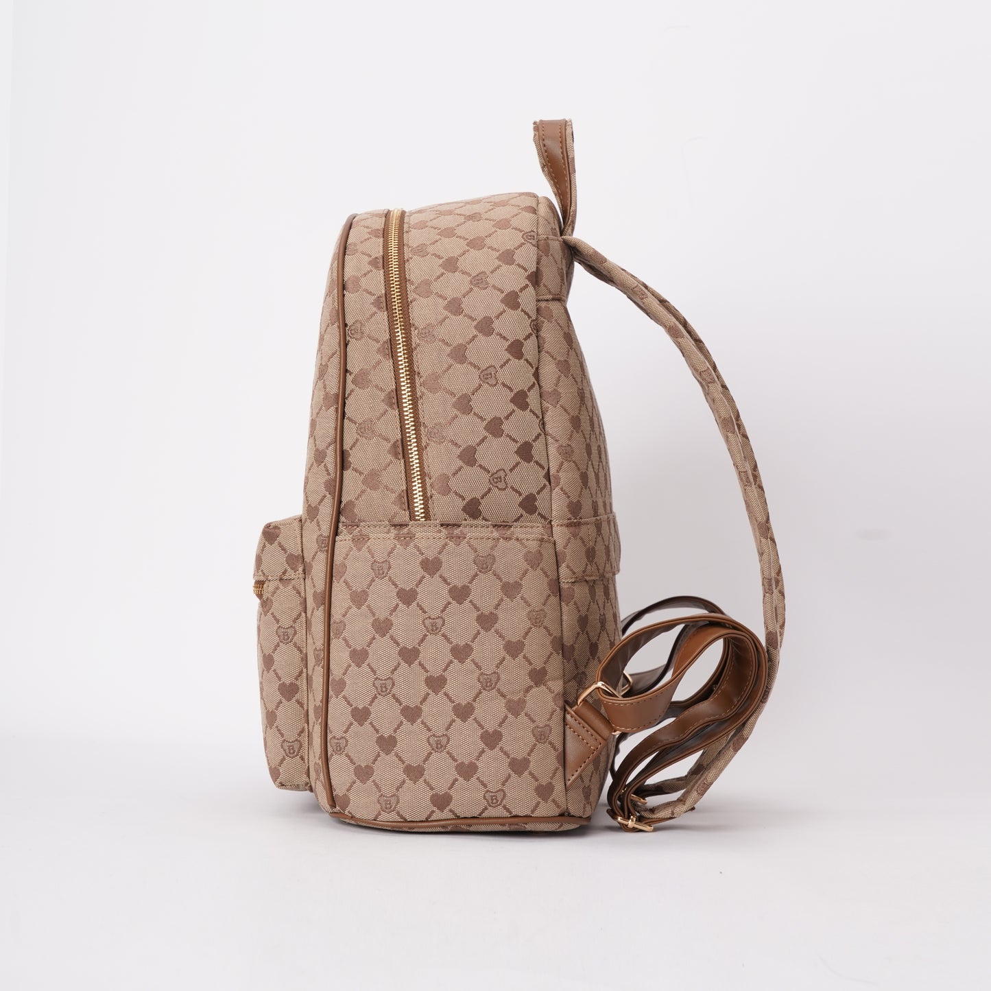Signare London - B-Loved Big Rucksack On Beige Monogram