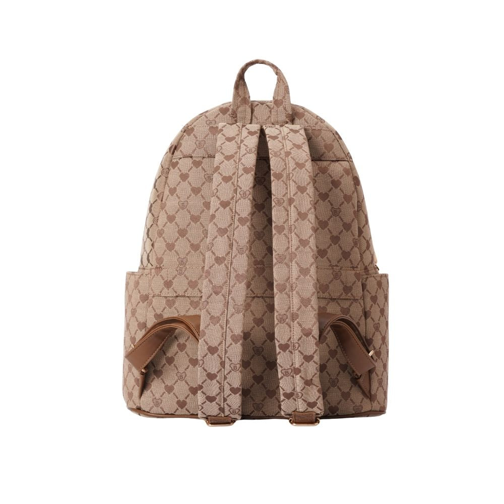 Signare London - B-Loved Big Rucksack On Beige Monogram