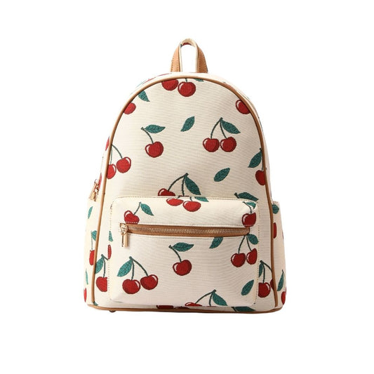 Signare London - Cherry Cream Big Rucksack