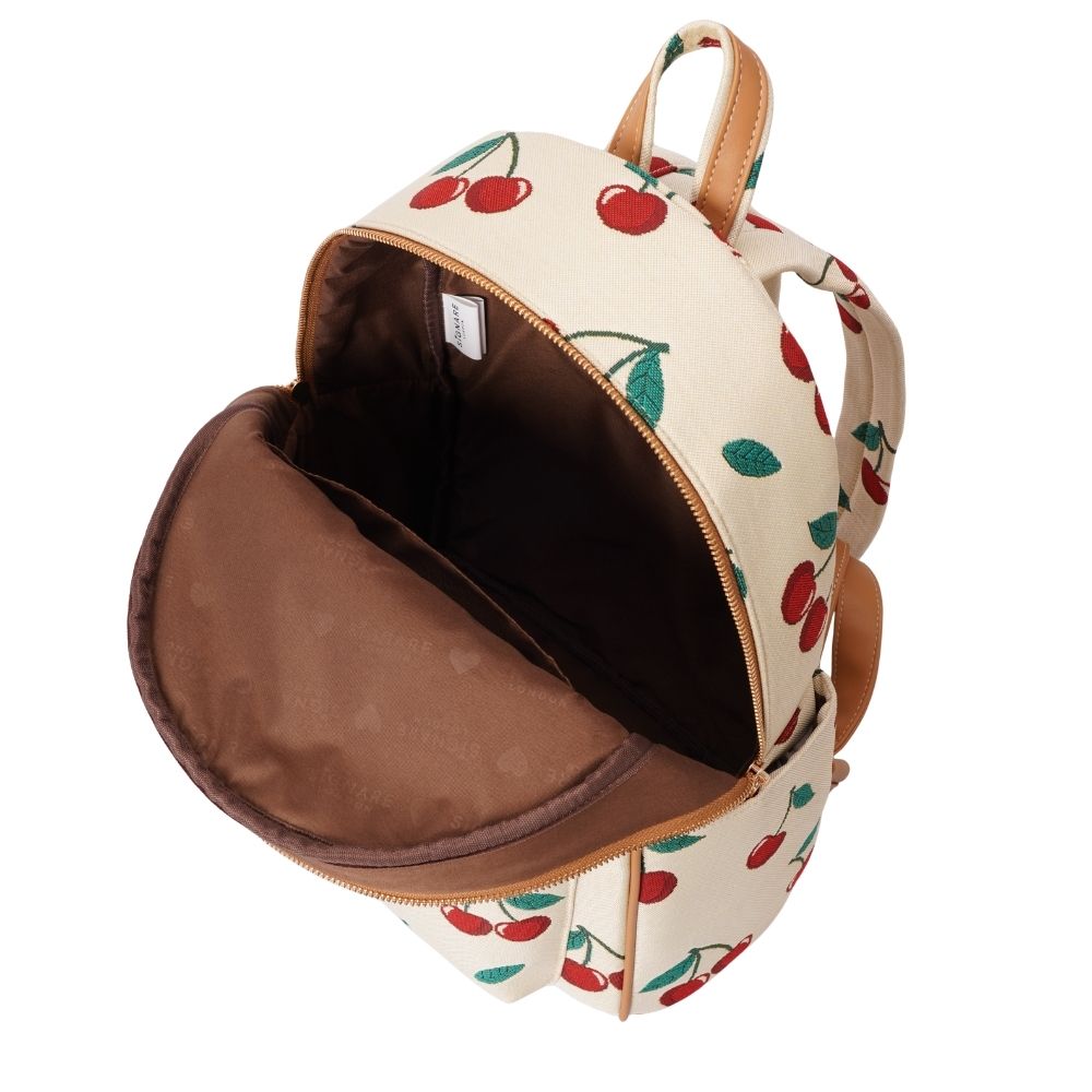 Signare London - Cherry Cream Big Rucksack