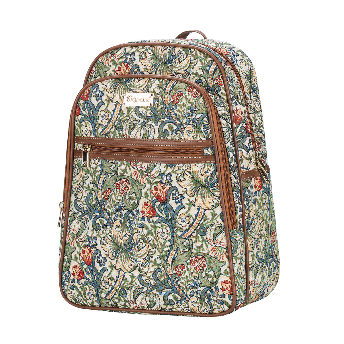 William Morris Golden Lily Green Backpack