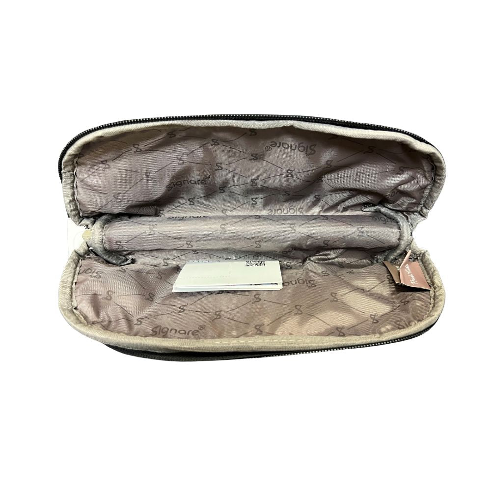 Frida Kahlo Poppy Black Makeup Brush Bag