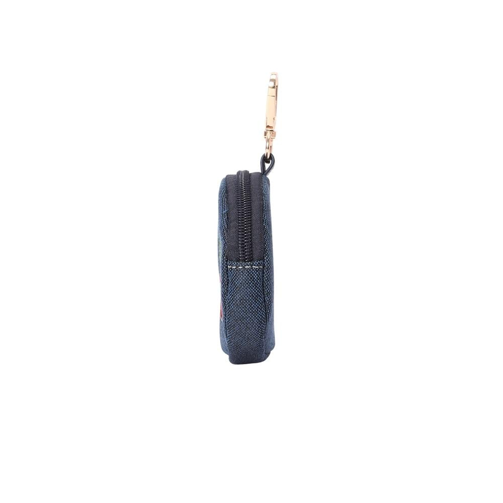 Signare London - Cherry Bubble Zip Charm On Blue Backdrop