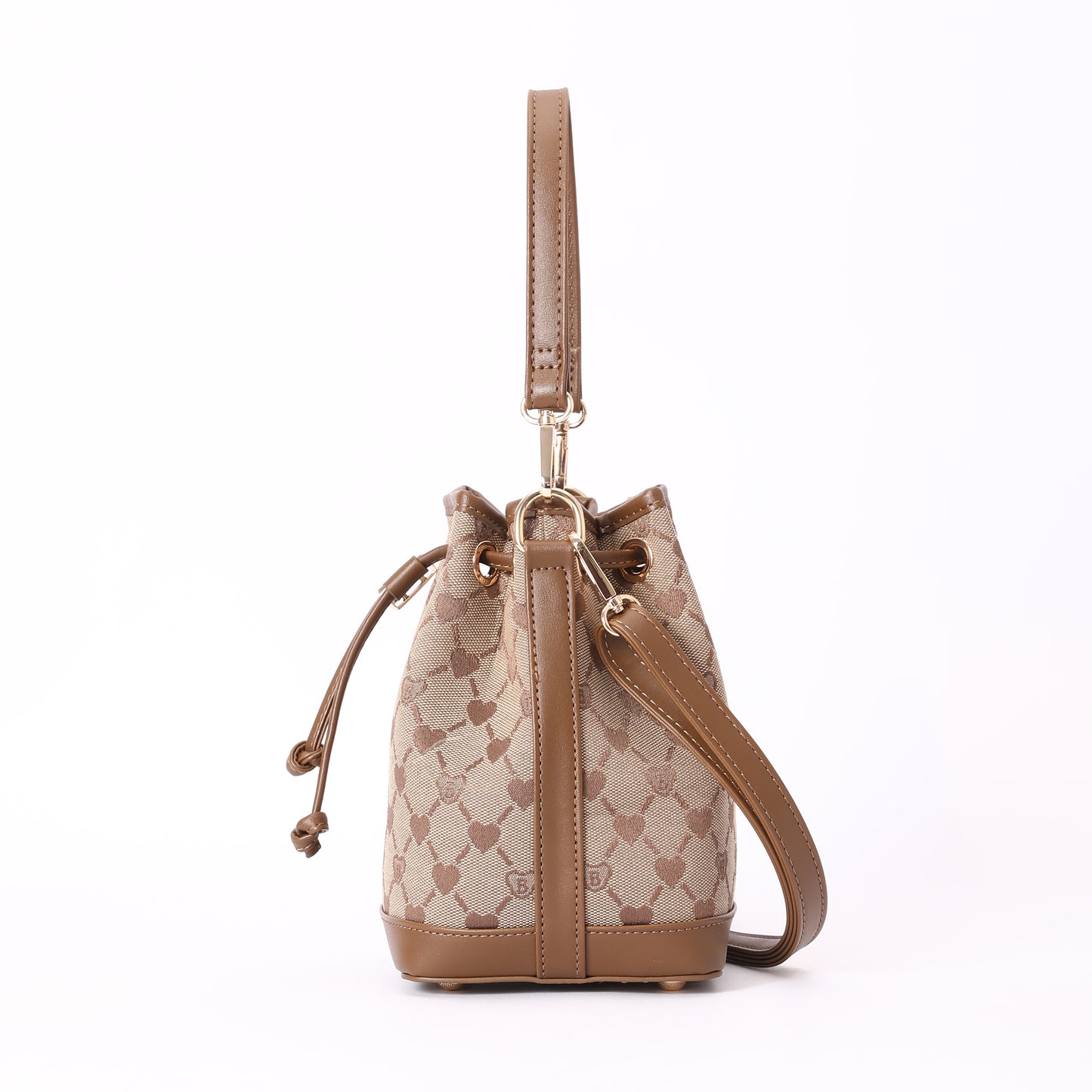 Signare London - B-Loved Bear Beige Bucket Handbag