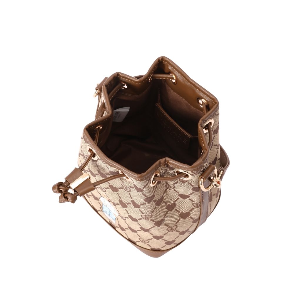 Signare London - B-Loved Bear Beige Bucket Handbag