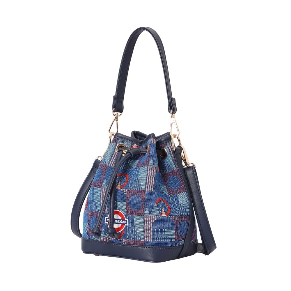 Bucket Handbag TfL Piccadilly Moquette Mind the Gap