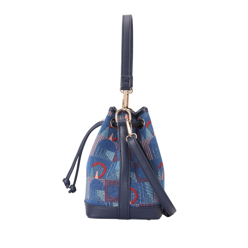 Bucket Handbag TfL Piccadilly Moquette Mind the Gap