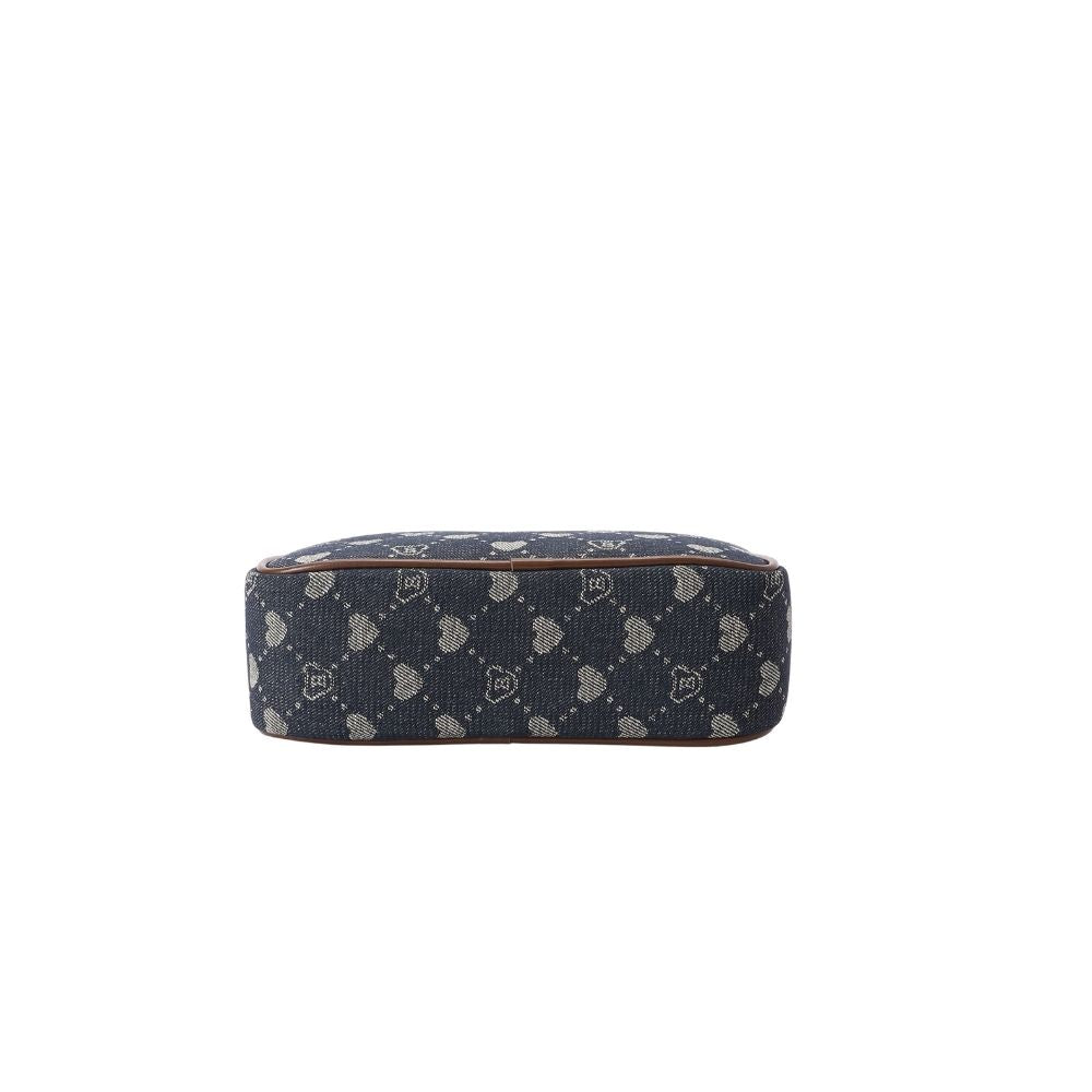 B-Loved Bear Blue Denim Camera Crossbody Bag