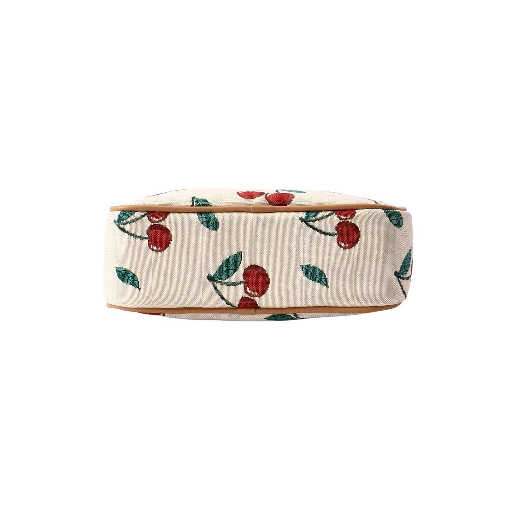 Cherry Cream Camera Crossbody Bag