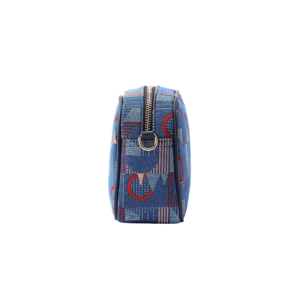 TfL Piccadilly Moquette Mind the Gap Camera Crossbody Bag
