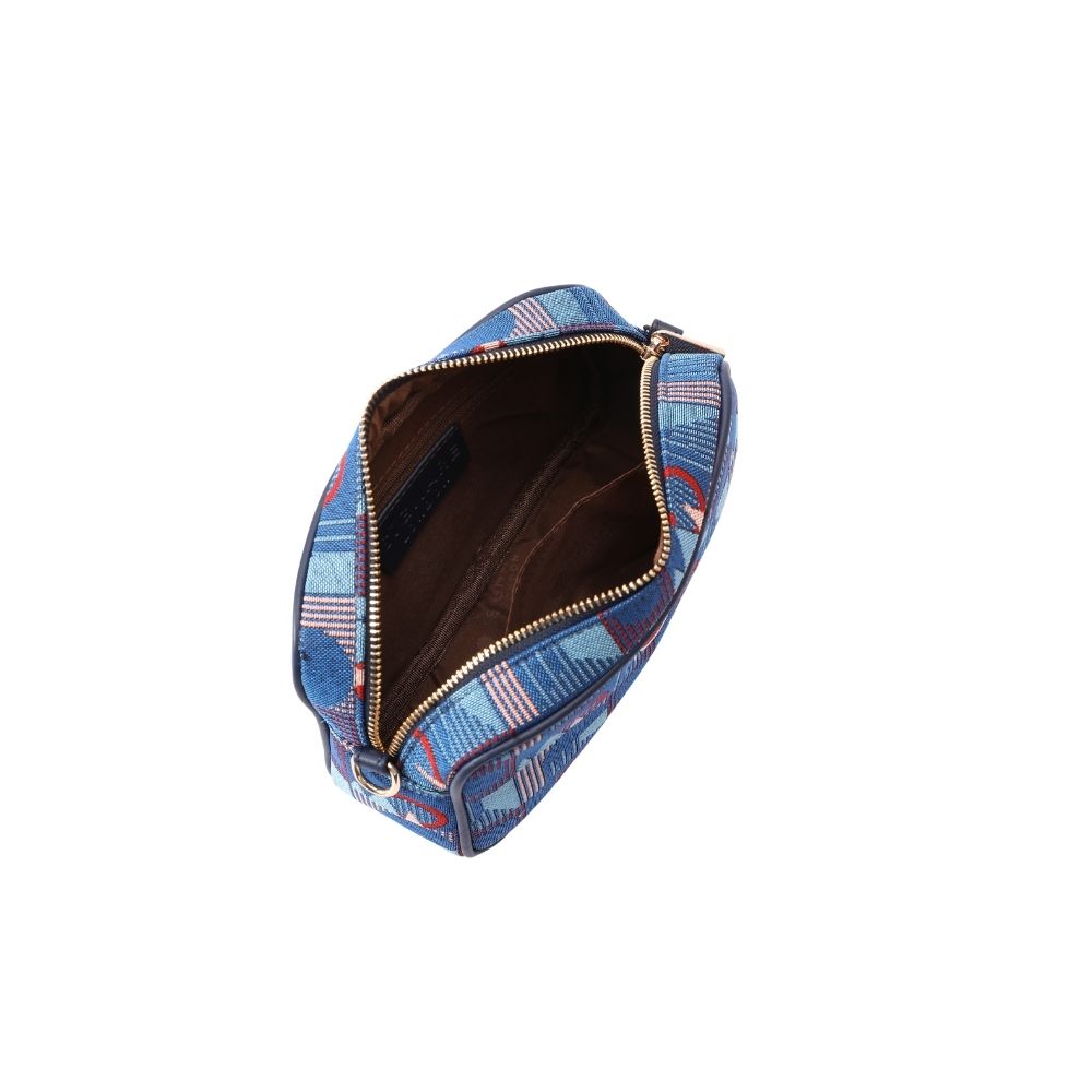 TfL Piccadilly Moquette Mind the Gap Camera Crossbody Bag