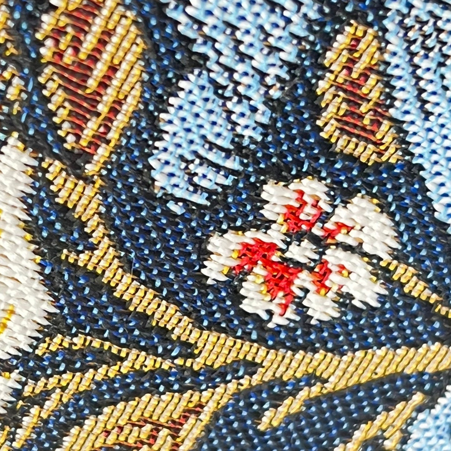 William Morris Pimpernel And Thyme Blue Panelled Pillowcase/Cushion Cover 18x18 Inch