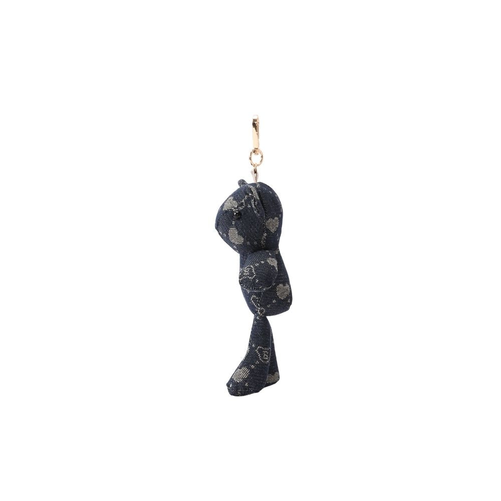 B-Loved Bear Denim Blue Bag Charm