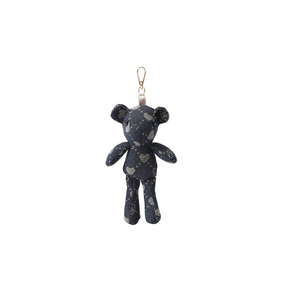 B-Loved Bear Denim Blue Bag Charm