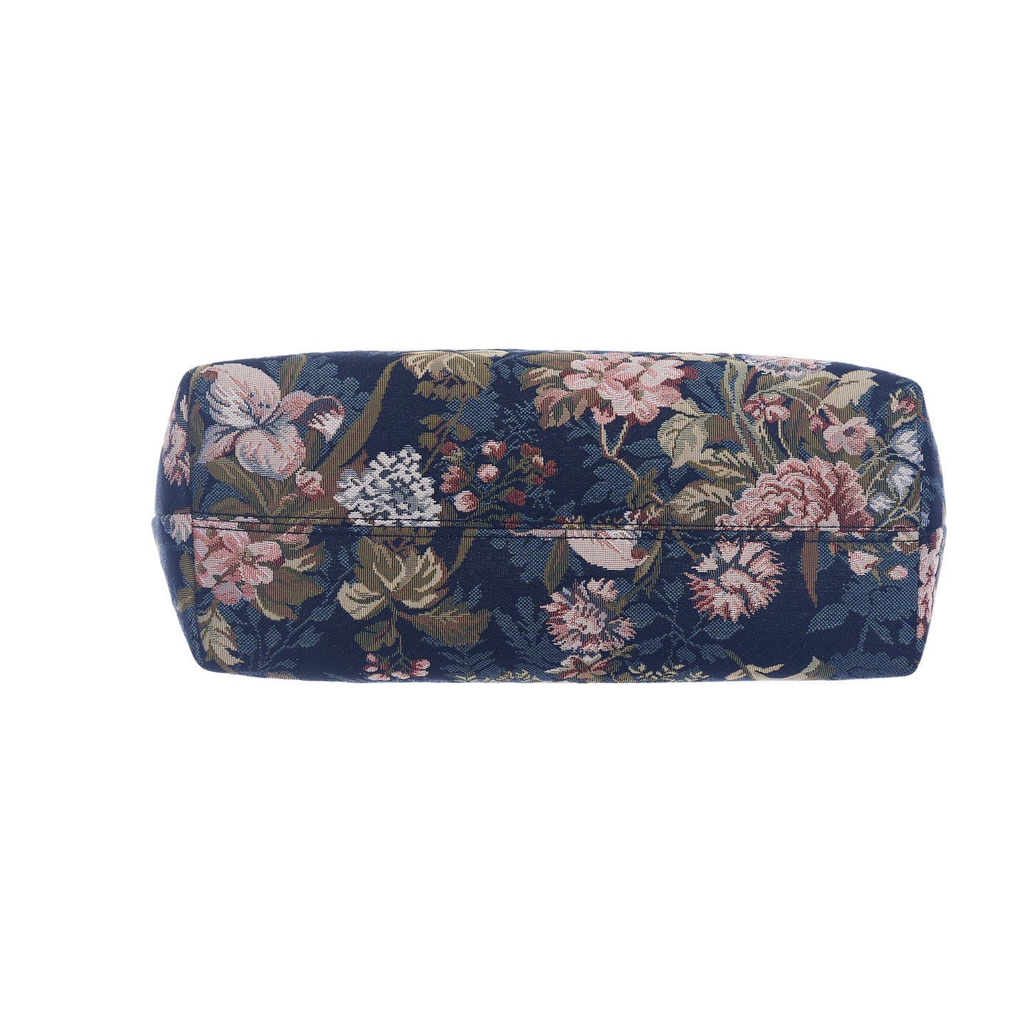 Peony Floral Green Shoulder Tote Bag