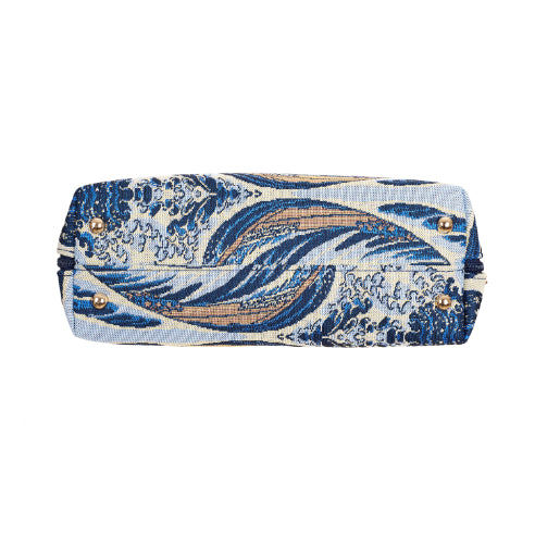 The British Museum - Great Wave off Kanagawa Convertible Top Handle Purse Handbag