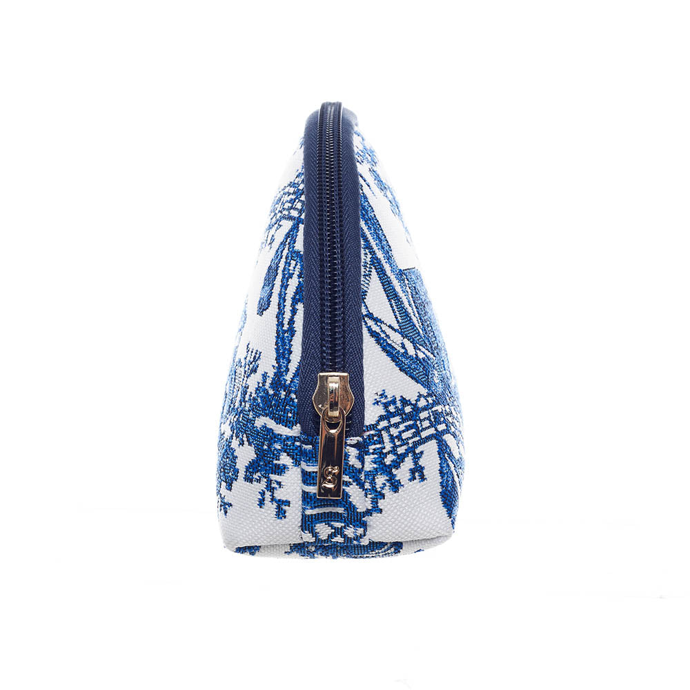 British Museum Chinoiserie Blue Cosmetic Make Up Bag