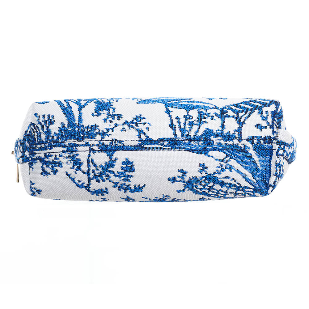 British Museum Chinoiserie Blue Cosmetic Make Up Bag