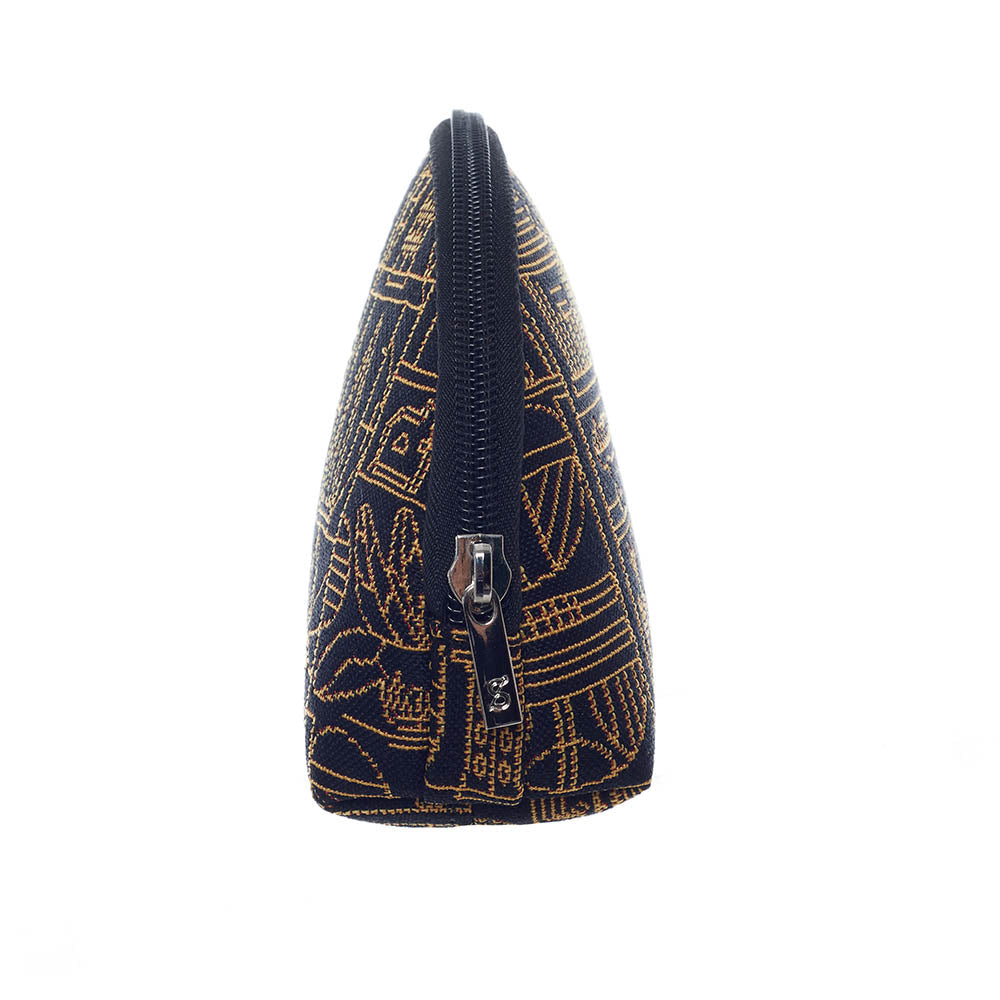 British Museum Egyptian Black Cosmetic Make Up Bag