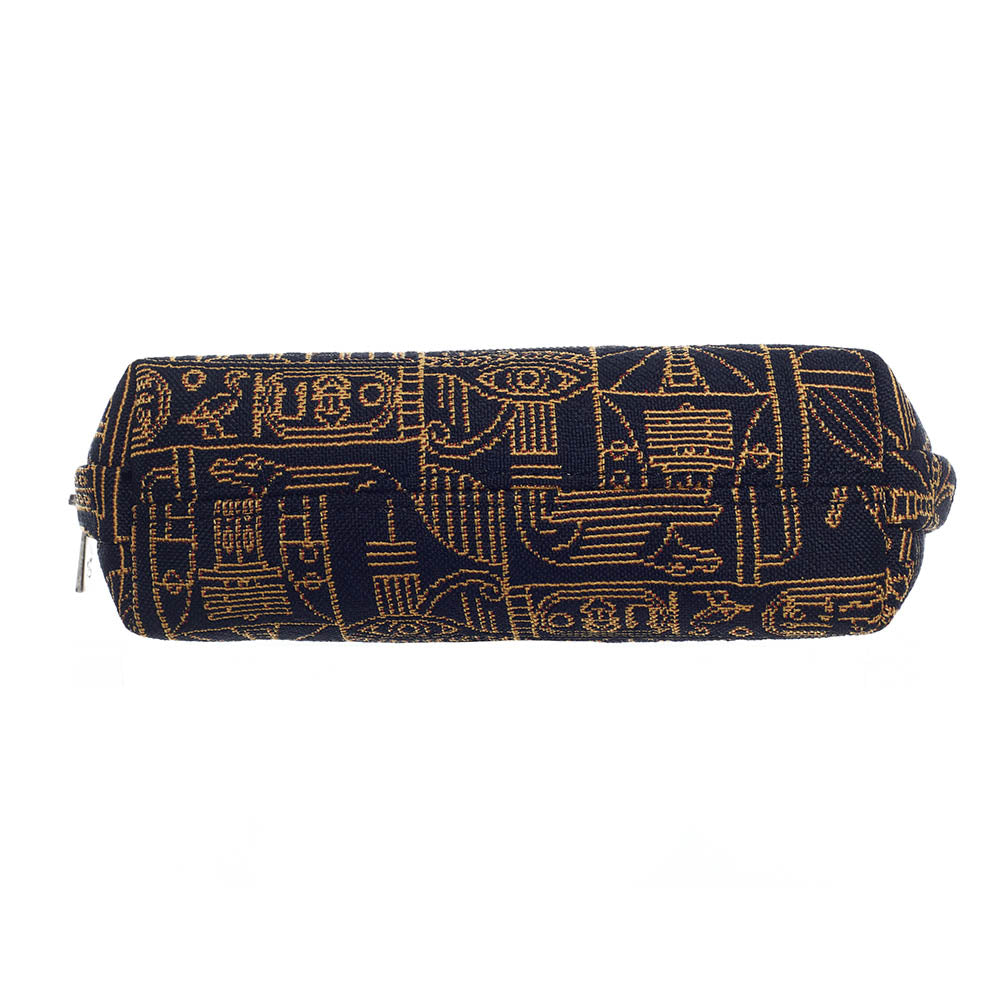 British Museum Egyptian Black Cosmetic Make Up Bag