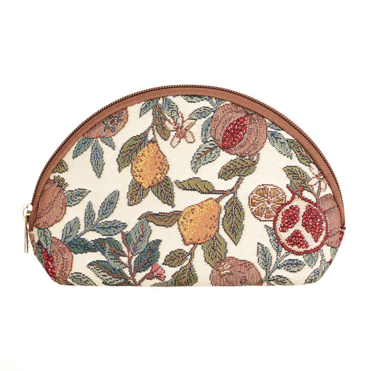 Pomegranate Lemon Cosmetic Make Up Bag