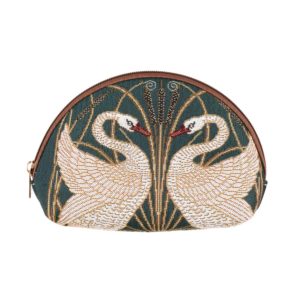 Swan, Rush and Iris Cosmetic Make Up Bag