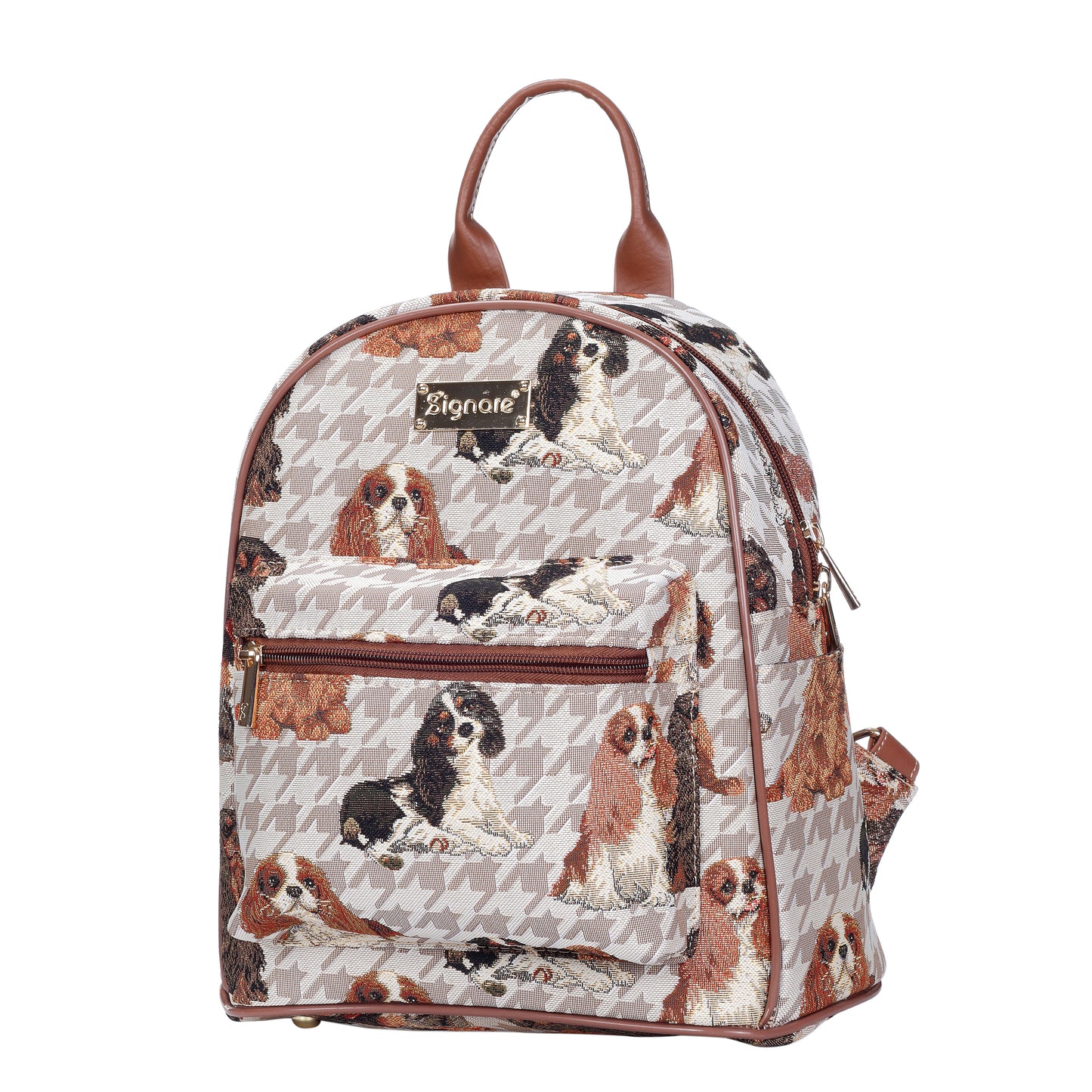Cavalier King Charles Spaniel Dog Brown Casual Daypack