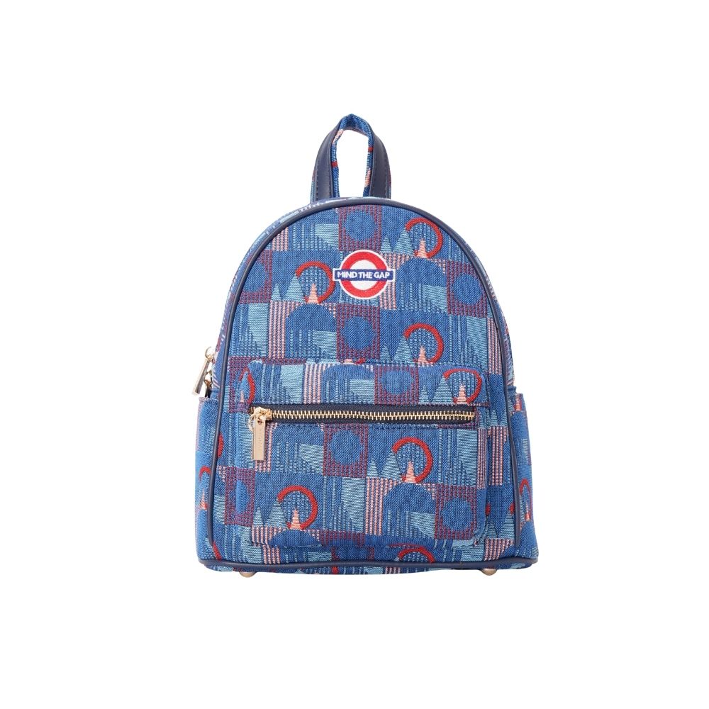 TfL Piccadilly Moquette Mind the Gap Small Daypack/ Rucksack