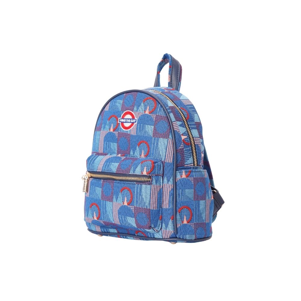 TfL Piccadilly Moquette Mind the Gap Small Daypack/ Rucksack