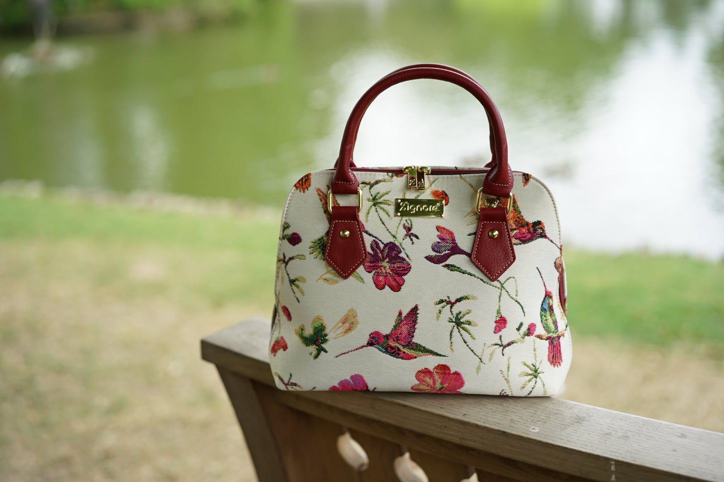 Hummingbird Convertible Top Handle Purse Handbag